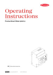 Fronius Smart Meter 50kA-3 Instructions De Service