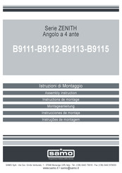 Samo ZENITH B9113 Instructions De Montage