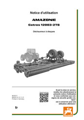 Amazone Catros 12003-2TS Notice D'utilisation