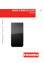 Franke FCS4048 Mode D'emploi Original