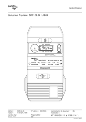 Landis+Gyr ZMD126.02 L18C4 Guide Utilisateur