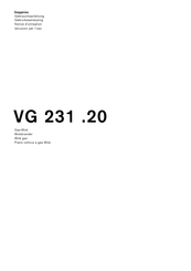 Gaggenau VG231220DE Notice D'utilisation