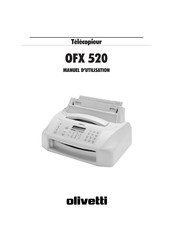 Olivetti OFX 520 Manuel D'utilisation