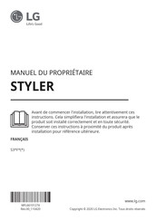 LG STYLER S3 F Série Manuel Du Propriétaire