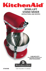 KitchenAid Professional 600 4KP26M1XLC Instructions Et Recettes