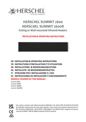 Herschel SUMMIT 2600R Instructions D'installation Et D'utilisation