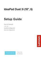 Lenovo IdeaPad Duet 3i Guide De Configuration