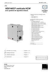 aldes VEX100CF Série Mode D'emploi