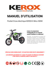 KEROX E-Mico 500 Manuel D'utilisation
