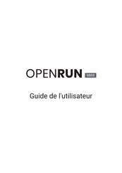 shokz OPENRUN S803 Guide De L'utilisateur