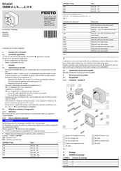 Festo EAMM-A-L/N-G/H-8 Serie Instructions De Montage