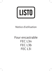 Listo FEC L3b Notice D'utilisation
