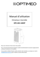 OPTIMEO OPC-A01-160HP Manuel D'utilisation