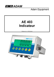 Adam Equipment AE 403 Mode D'emploi