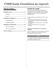 Oki C9800 Guide D'installation