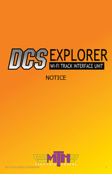 MTH Electric Trains DCS EXPLORER Notice