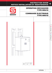 SDCEM MR41E Notice D'installation Et De Maintenance