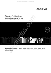 Lenovo ThinkServer RD430 3070 Guide D'utilisation