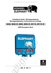KOHSEL ELEPHANT M40-D Instructions De Montage
