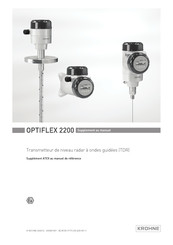 KROHNE OPTIFLEX 2200 Supplément Au Manuel