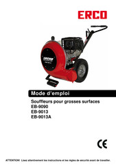 Erco EB-9013 Mode D'emploi