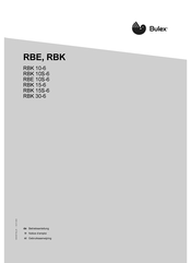 bulex RBK 10-6 Notice D'emploi