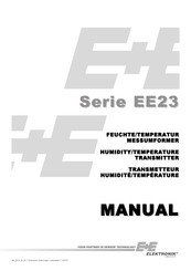 E+E Elektronik EE23 Série Manuel D'utilisation