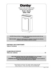 Danby DPAC 7099 Manuel D'utilisation