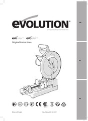 Evolution Evosaw355 Instructions Originales