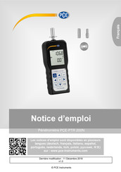 PCE Instruments PCE-PTR 200N Notice D'emploi