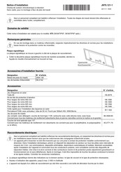 V-ZUG GK36TIPSF Notice D'installation