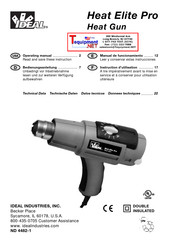 IDEAL Heat Elite Pro Instructions D'utilisation