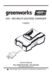 GreenWorks CAM803 Guide D'utilisation