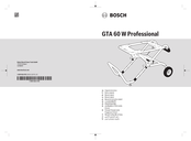 Bosch GTA 60 W Professional Notice Originale