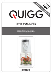 QUIGG HM4-FD Notice D'utilisation
