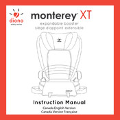 Diono Monterey XT 10800 Serie Manuel D'instructions