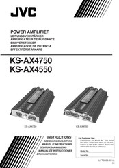 JVC KS-AX4550 Manuel D'instructions