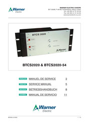 Warner Electric BTCS2020 Manuel De Service