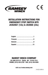 RAMSEY WINCH 282068 Instructions D'installation