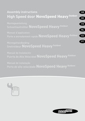 Novoferm NovoSpeed Heavy Outdoor Manuel D'application