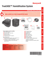 Honeywell TrueEASE HE250 Guide D'installation Professionnelle