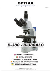 Optika Italy B-380ALC Manuel D'instructions