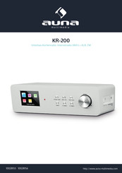 auna multimedia KR-200 Mode D'emploi