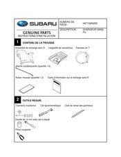 Subaru H671SAN200 Instructions D'installation