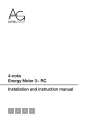 Astrel Group Energy Meter 3 Manuel D'installation Et D'instructions