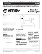 Campbell Hausfeld SB514000 Mode D'emploi