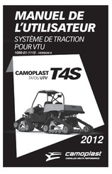 Camoplast Tatou UTV T4S 2012 Manuel De L'utilisateur