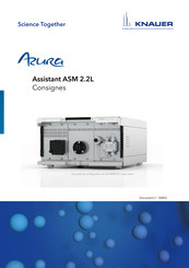 Knauer Asura Assistant ASM 2.2L Mode D'emploi