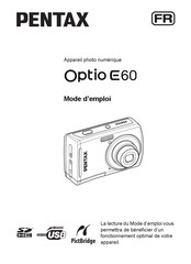 Pentax OPTIO E60 Mode D'emploi