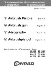 Conrad AB 430 Notice D'emploi